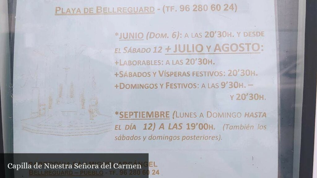 Capilla de Nuestra Señora del Carmen - Bellreguart (Comunidad Valenciana)