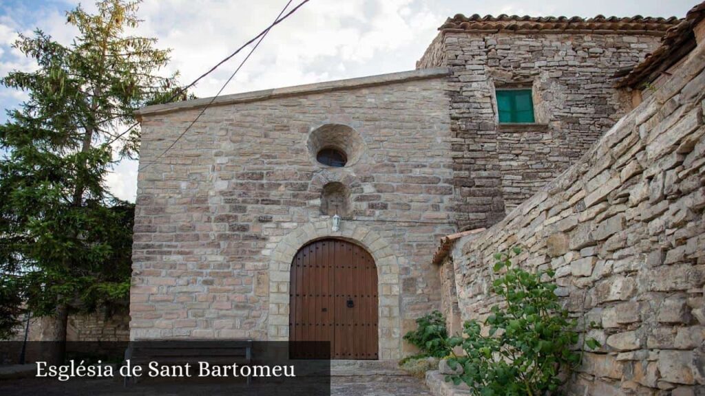 Església de Sant Bartomeu - Argençola (Cataluña)