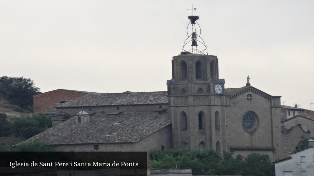 Iglesia de Sant Pere I Santa Maria de Ponts - Ponts (Cataluña)