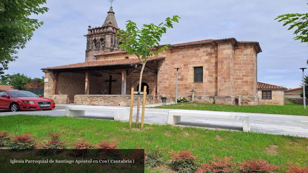 Iglesia Parroquial de Santiago Apóstol En Cos - Mazcuerras (Cantabria)